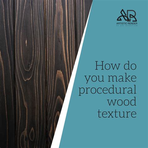 How do you make procedural wood texture in Blender - Artisticrender.com