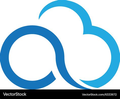 Cloud logo Royalty Free Vector Image - VectorStock