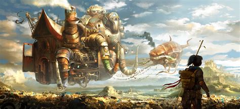 Artwork Happy Post-Apocalyptic World | Edvige Faini | Cook and Becker