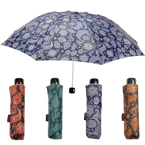 Ezpeleta Paisley Folding Umbrella available in 4 beautiful colours