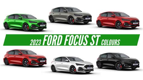 2023 Ford Focus ST - All Color Options - Images | AUTOBICS