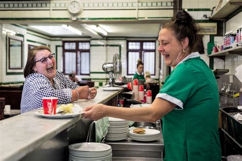 Stuart Freedman | Manze's Pie and Mash shop in Tower Bridge Road, London