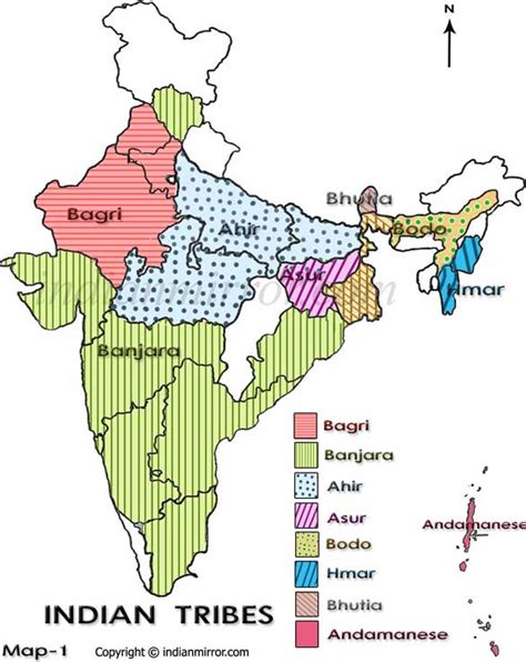 Tribes Of India Map - Draw A Topographic Map