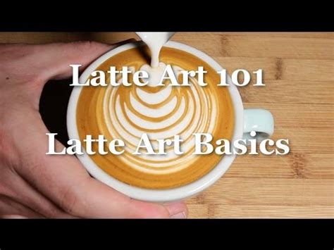 Latte Art Basics Tutorial - Latte Art 101 - Coffeefusion - YouTube