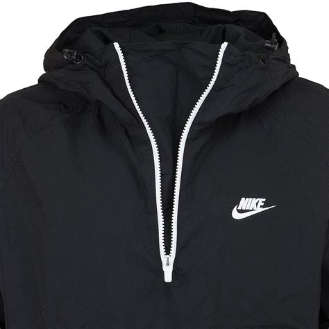 Nike Windbreaker Woven Half Zip schwarz/weiß - hier bestellen!