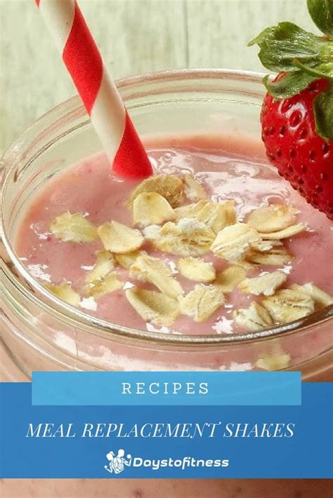 Meal Replacement Shakes Recipes | Days To Fitness