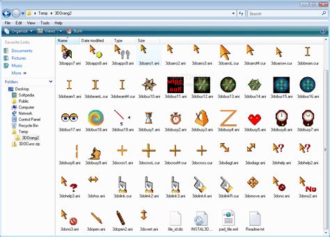 3D Orange Animated Cursors 2.0g - Download, Screenshots