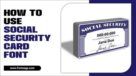 How To Use Social Security Card Font - Expert Guide