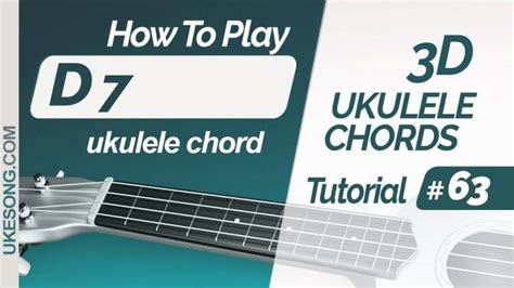 D7 ukulele chord. Learn to play D7 chord on ukulele | Ukesong