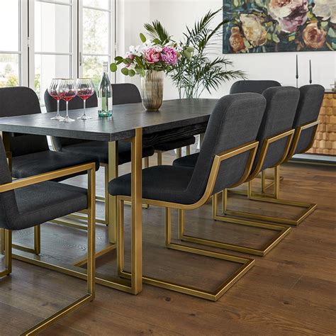 Oscuro Black Extendable Dining Table | Black dining chairs, Dining room ...