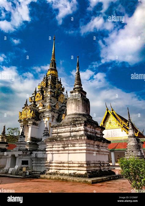 Phra Borommathat Chaiya Temple , Surat Thani, south of Thailand Stock ...