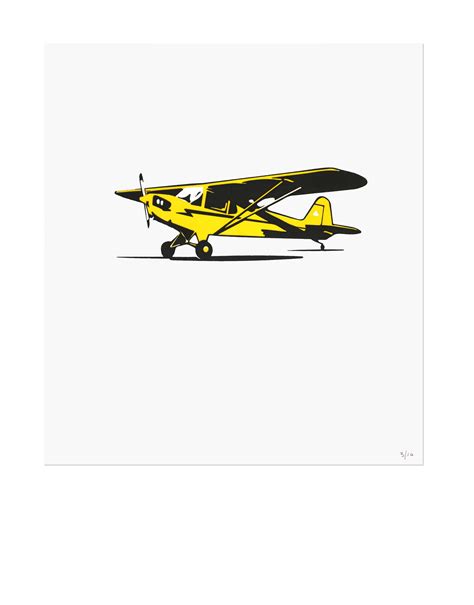 Piper Cub J-3 Art Print – FRZ Tees™ | Handmade aviation apparel