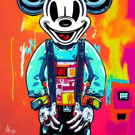 Mickey Mouse Punk Horror Fan Art 2 by MarkDeuce on DeviantArt