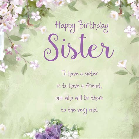 Printable Birthday Cards For Sister