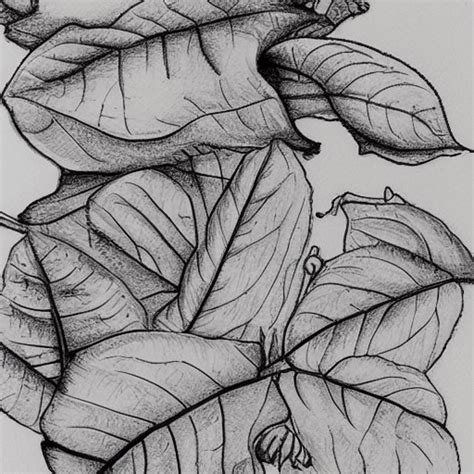 Autumn Leaves Line Art Drawings · Creative Fabrica