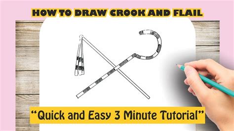 How to Draw Crook And Flail - YouTube