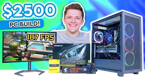 Building the ULTIMATE 4K Gaming PC for $2500! 😄 [Full Build Guide w ...