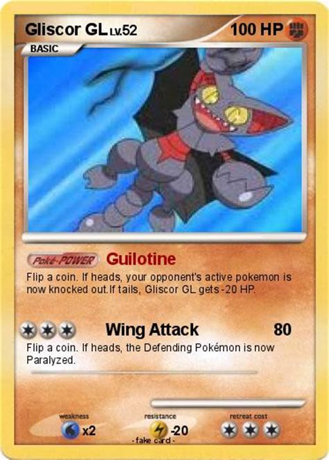 Pokémon Gliscor GL - Guilotine - My Pokemon Card