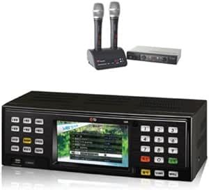 Tj Taijin Media C60-2 ⅱ Korea Korean Karaoke Machine +2 Wireless Mic ...