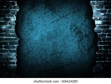 Broken Brick Wall Background Stock Illustration 506614285