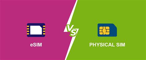 eSIM vs Physical SIM: What are the differences?