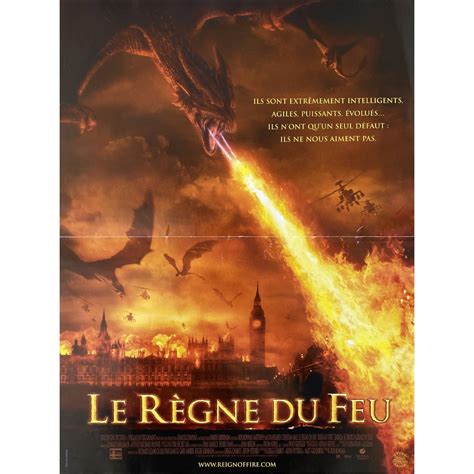 REIGN OF FIRE French Movie Poster - 15x21 in. - 2002