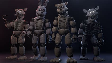 Fnaf the twisted ones animatronics - shadowosi