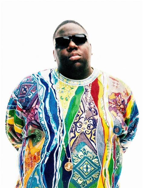 Biggie | 90s hip hop fashion, Biggie smalls, Coogi sweater