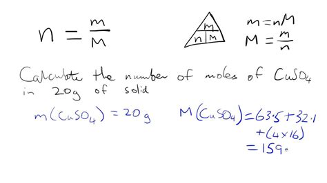 Simple Mole Calculations - YouTube