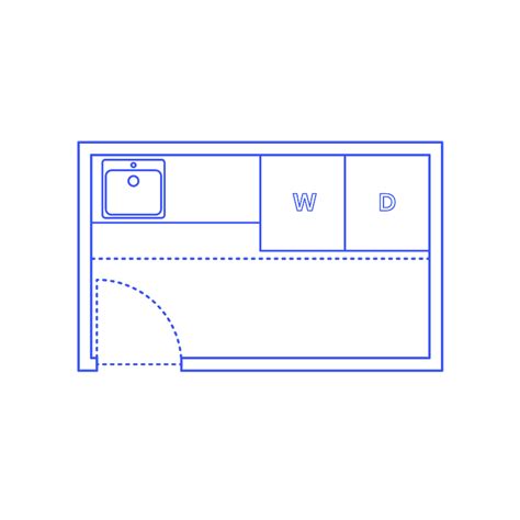 Laundry Room Layouts Dimensions & Drawings | Dimensions.Guide