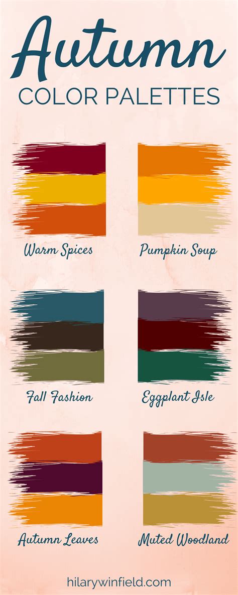 Color Palette Fall Nature Color Palette Bold Color Palette Color | The ...