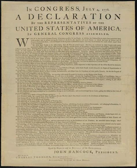 Paraphrase Of Declaration Of Independence