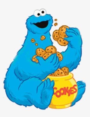 Face Clipart Cookie Monster - Cookie Monster Eating Cookies Clip Art ...