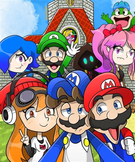 SMG4 Selfie Group by FlashFox24 on DeviantArt in 2021 | Graphic novel ...