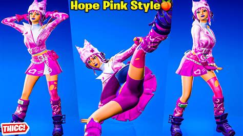 *New* Fortnite Hope Skin Showcase Thicc 🍑😍 Top Tiktok Emotes & Dances😘 ...