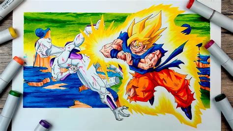 Goku Vs Frieza Drawings