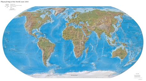 WORLD MAP PHYSICAL - MAP SHARING - All maps of the world - World maps