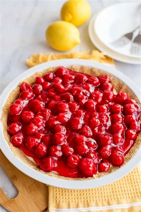 Cherry Cream Cheese Pie - an EASY Dessert recipe - Boulder Locavore