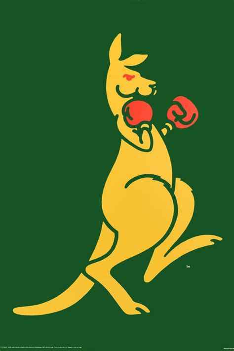 Boxing Kangaroo — Poster Plus