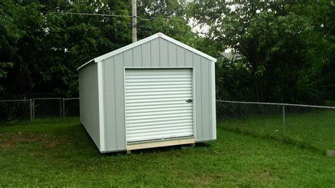 Metal Portable Garage - Oakley Portable Buildings