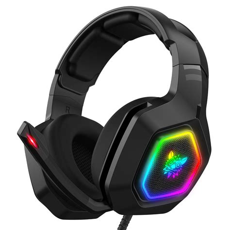 ONIKUMA K10 Gaming Headset,Stereo Bass Surround RGB Noise Cancelling ...