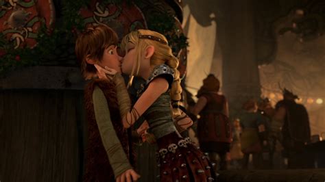 Image - Astrid and Hiccup's second kiss.jpg - How to Train Your Dragon Wiki