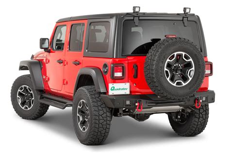 Go Rhino 371200T Rockline Full Width Rear Bumper for 18-21 Jeep ...