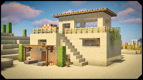 Minecraft: How to build a Desert House [Tutorial] - YouTube