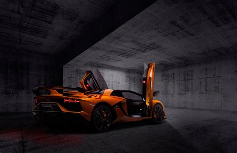 Orange Lamborghini Aventardor SVJ 4k Wallpaper,HD Cars Wallpapers,4k ...