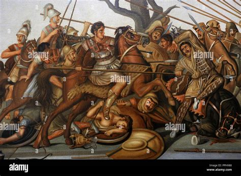 Modern reconstruction of Battle of Issus, between Alexander the Great ...