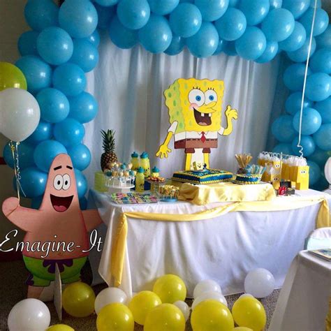 DIY Spongebob Party Decorations : Spongebob Birthday Catchmyparty Theme ...