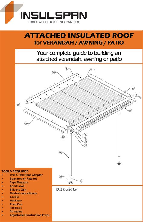 Insulated Patio Roofing Kits, Insulspan Metal Panels