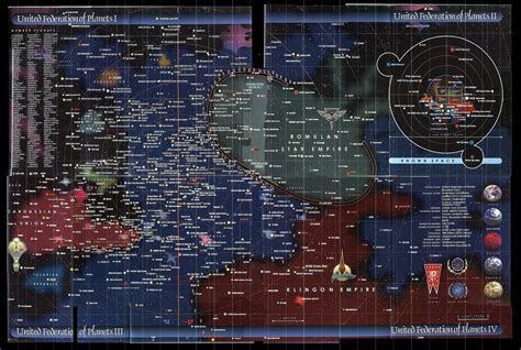 Star Map of Federation Space from Star Trek (xpost /r/charts) [OS ...