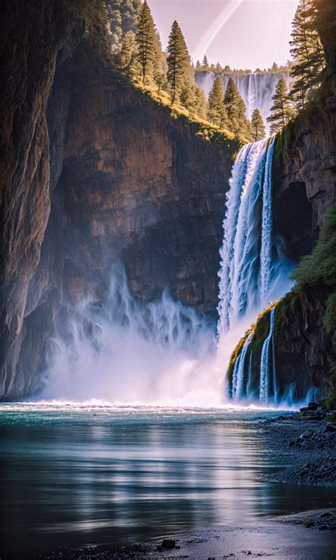 (long-exposure photography of waterfalls:1.3) @Dr__Macabre : r ...